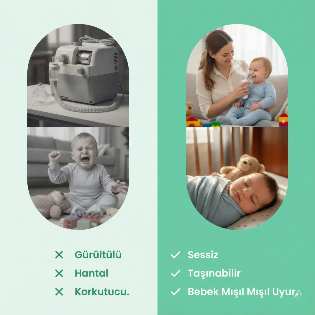 Taşınabilir Mini Nebülizatör