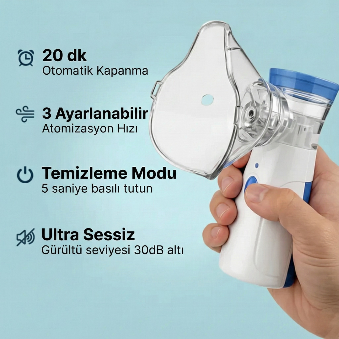 Taşınabilir Mini Nebülizatör